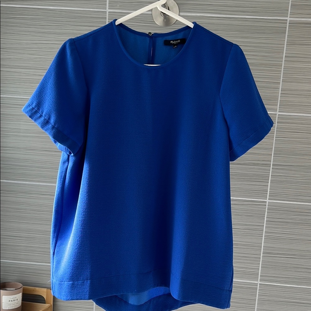 Madewell royal Blue Blouse